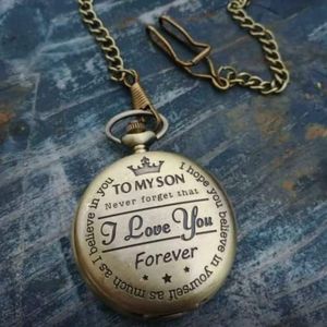 "To My Son" Pocket Watch.